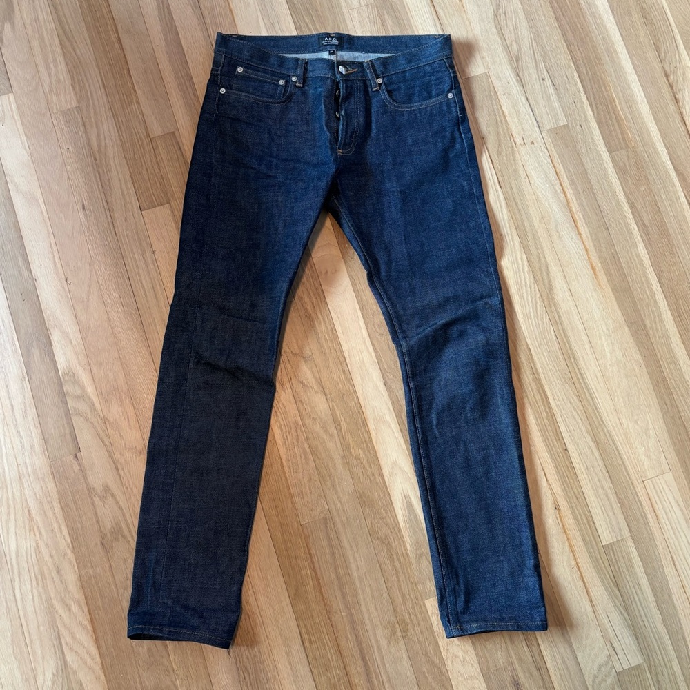 A.P.C petite standard raw japanese selvedge denim